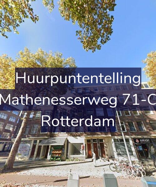Foto gevel Huurpuntentelling voor Mathenesserweg 71-C, Rotterdam