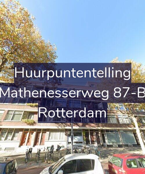 Foto gevel Huurpuntentelling voor Mathenesserweg 87-B, Rotterdam