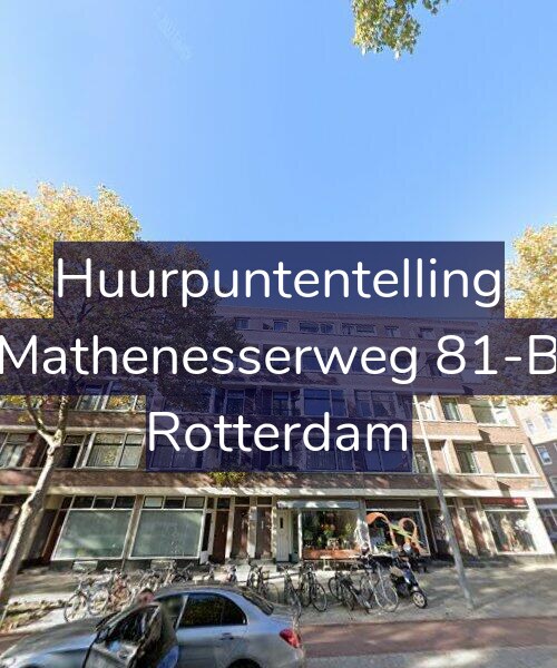 Foto gevel Huurpuntentelling voor Mathenesserweg 81-B, Rotterdam