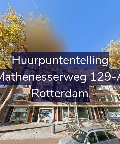 Foto gevel Huurpuntentelling voor Mathenesserweg 129-A, Rotterdam