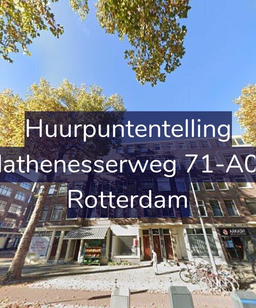 Foto gevel Huurpuntentelling voor Mathenesserweg 71-A02, Rotterdam