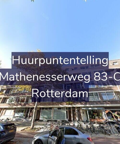 Foto gevel Huurpuntentelling voor Mathenesserweg 83-C, Rotterdam
