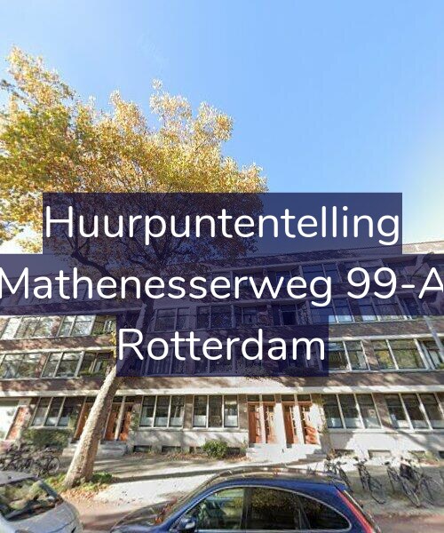 Foto gevel Huurpuntentelling voor Mathenesserweg 99-A, Rotterdam
