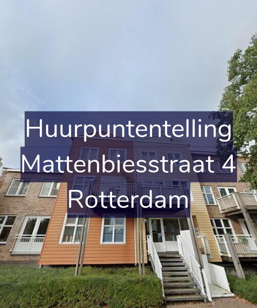 Foto gevel Huurpuntentelling voor Mattenbiesstraat 4, Rotterdam