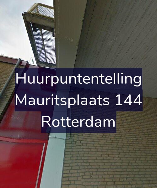 Foto gevel Huurpuntentelling voor Mauritsplaats 144, Rotterdam