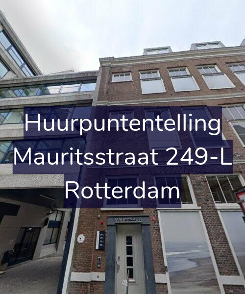 Foto gevel Huurpuntentelling voor Mauritsstraat 249-L, Rotterdam