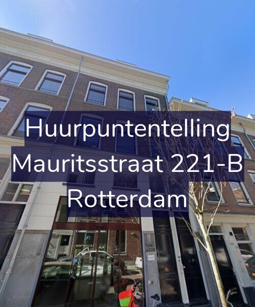 Foto gevel Huurpuntentelling voor Mauritsstraat 221-B, Rotterdam