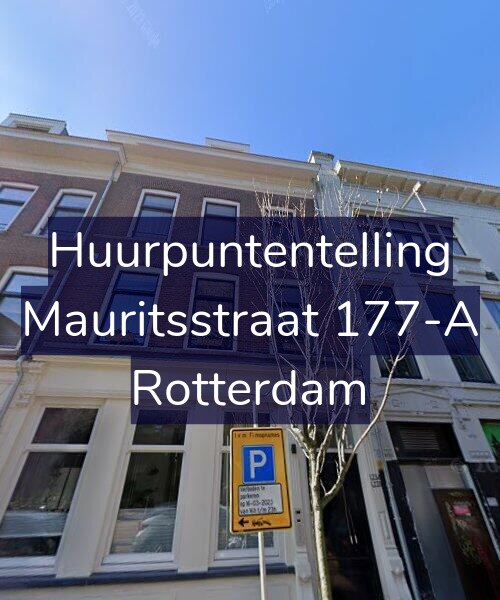 Foto gevel Huurpuntentelling voor Mauritsstraat 177-A, Rotterdam
