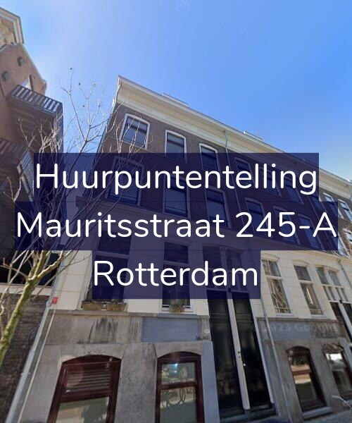 Foto gevel Huurpuntentelling voor Mauritsstraat 245-A, Rotterdam