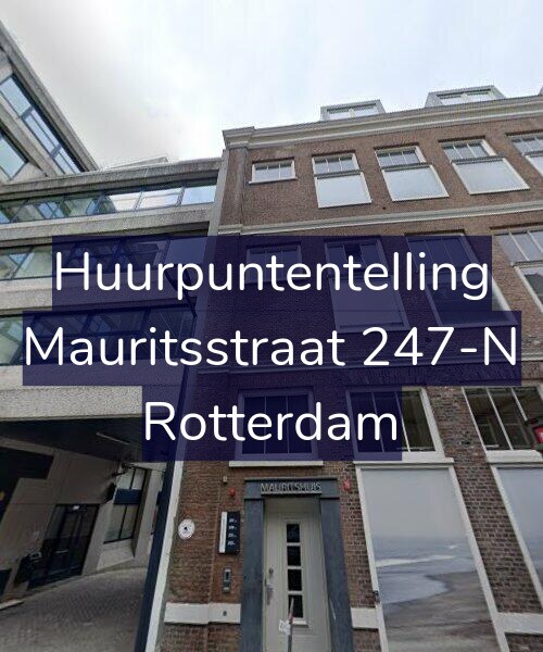 Foto gevel Huurpuntentelling voor Mauritsstraat 247-N, Rotterdam