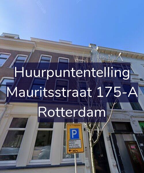 Foto gevel Huurpuntentelling voor Mauritsstraat 175-A, Rotterdam