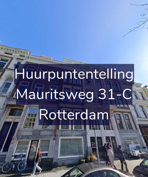 Foto gevel Huurpuntentelling voor Mauritsweg 31-C, Rotterdam