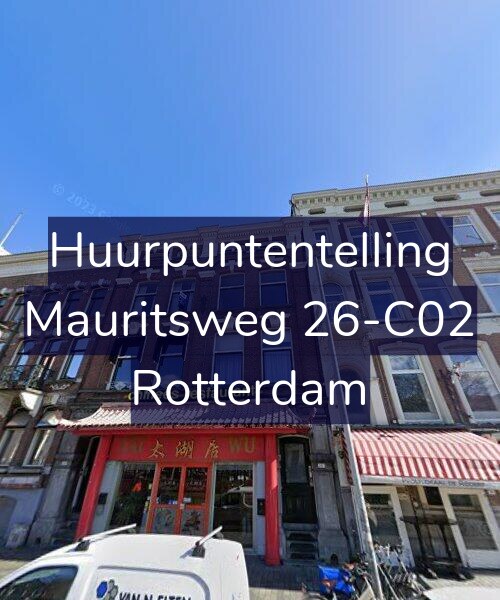 Foto gevel Huurpuntentelling voor Mauritsweg 26-C02, Rotterdam
