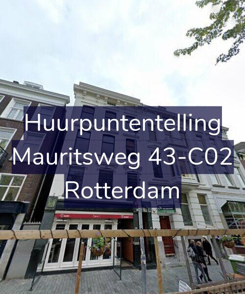 Foto gevel Huurpuntentelling voor Mauritsweg 43-C02, Rotterdam