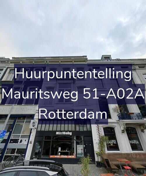 Foto gevel Huurpuntentelling voor Mauritsweg 51-A02A, Rotterdam