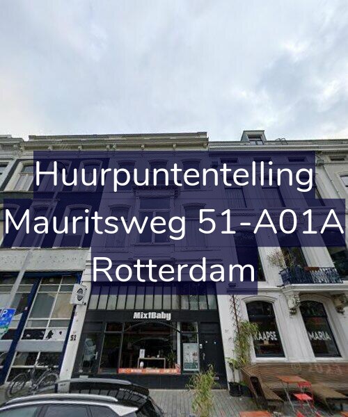 Foto gevel Huurpuntentelling voor Mauritsweg 51-A01A, Rotterdam