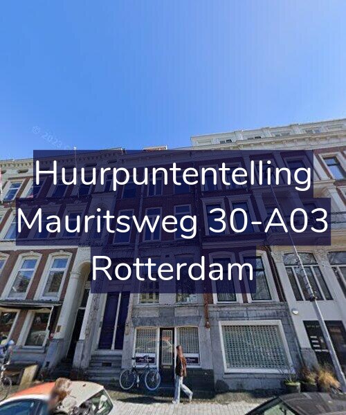 Foto gevel Huurpuntentelling voor Mauritsweg 30-A03, Rotterdam