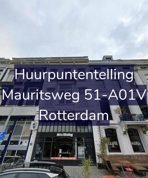 Foto gevel Huurpuntentelling voor Mauritsweg 51-A01V, Rotterdam