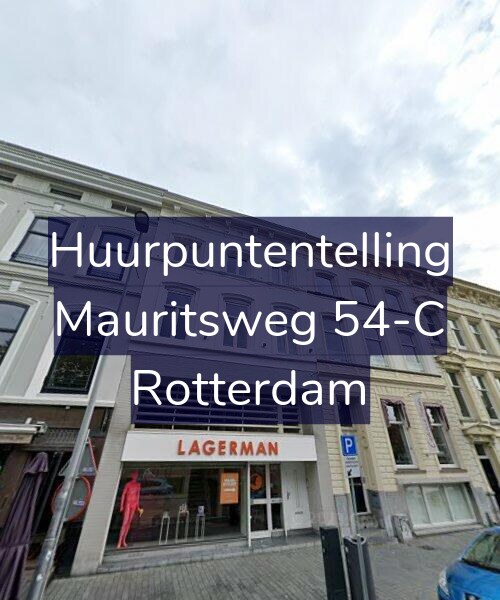 Foto gevel Huurpuntentelling voor Mauritsweg 54-C, Rotterdam