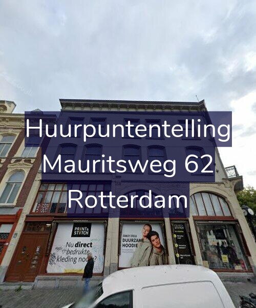 Foto gevel Huurpuntentelling voor Mauritsweg 62, Rotterdam