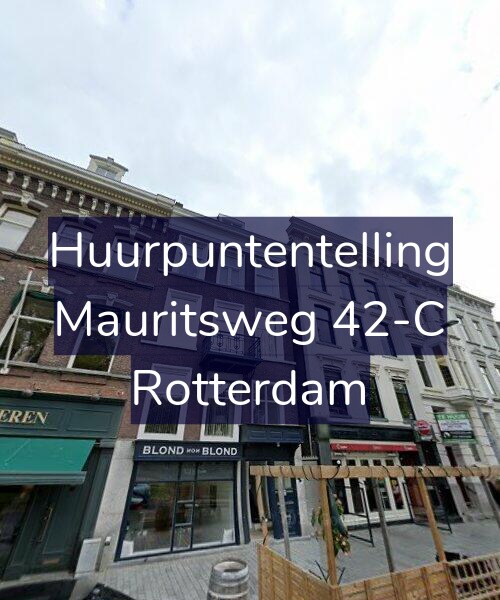 Foto gevel Huurpuntentelling voor Mauritsweg 42-C, Rotterdam