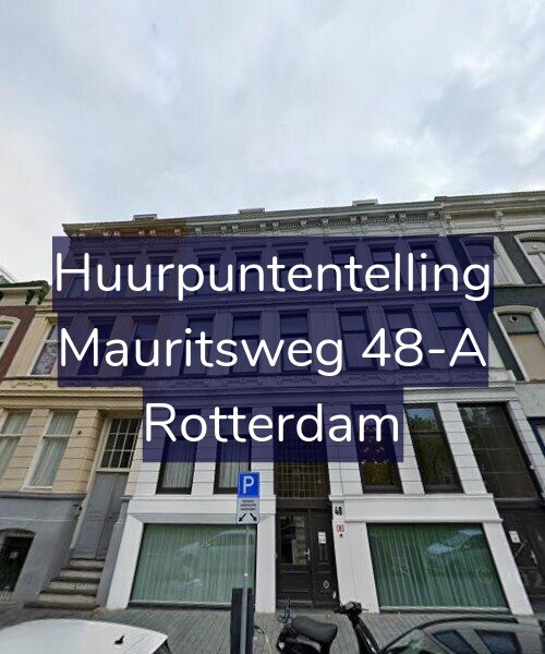 Foto gevel Huurpuntentelling voor Mauritsweg 48-A, Rotterdam