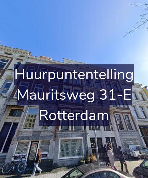 Foto gevel Huurpuntentelling voor Mauritsweg 31-E, Rotterdam