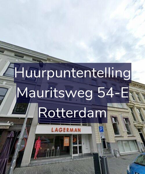 Foto gevel Huurpuntentelling voor Mauritsweg 54-E, Rotterdam