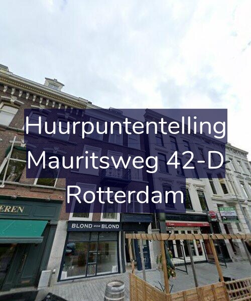 Foto gevel Huurpuntentelling voor Mauritsweg 42-D, Rotterdam
