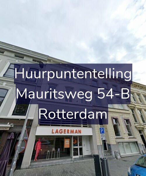 Foto gevel Huurpuntentelling voor Mauritsweg 54-B, Rotterdam