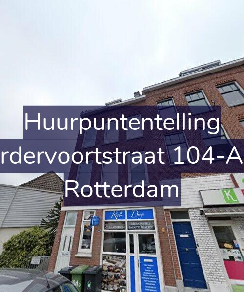 Foto gevel Huurpuntentelling voor Meerdervoortstraat 104-A01A, Rotterdam