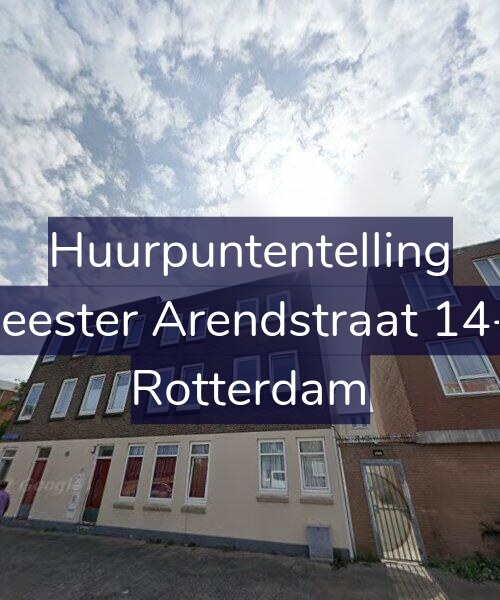 Foto gevel Huurpuntentelling voor Meester Arendstraat 14-E, Rotterdam