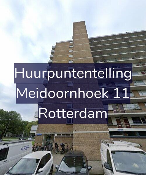 Foto gevel Huurpuntentelling voor Meidoornhoek 11, Rotterdam