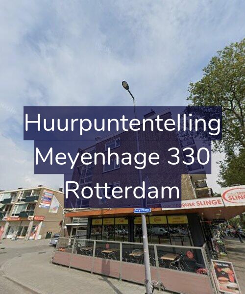 Foto gevel Huurpuntentelling voor Meyenhage 330, Rotterdam