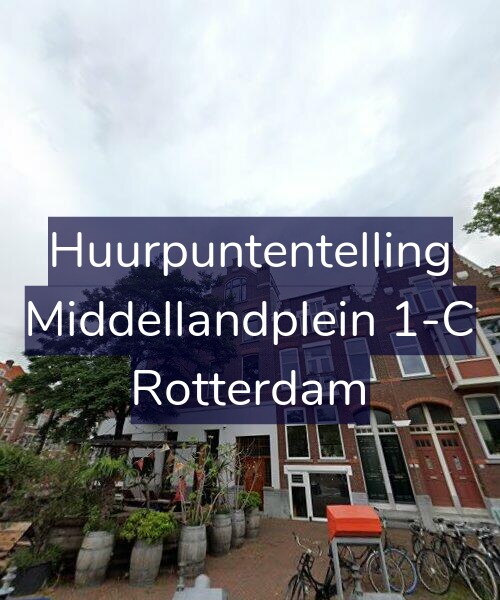 Foto gevel Huurpuntentelling voor Middellandplein 1-C, Rotterdam