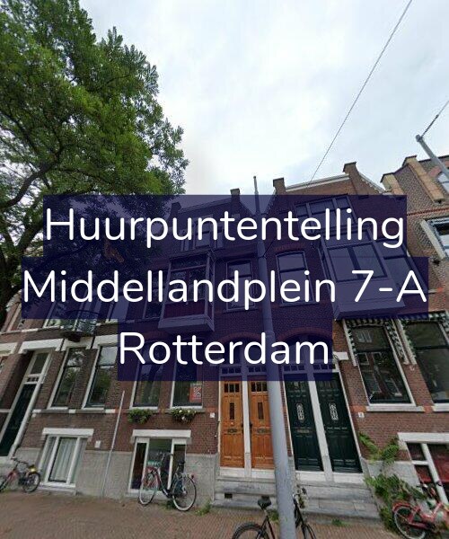Foto gevel Huurpuntentelling voor Middellandplein 7-A, Rotterdam