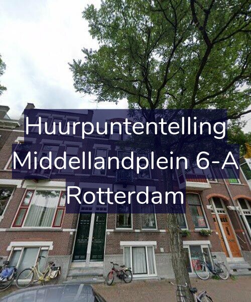 Foto gevel Huurpuntentelling voor Middellandplein 6-A, Rotterdam