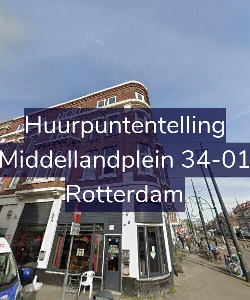 Foto gevel Huurpuntentelling voor Middellandplein 34-01, Rotterdam