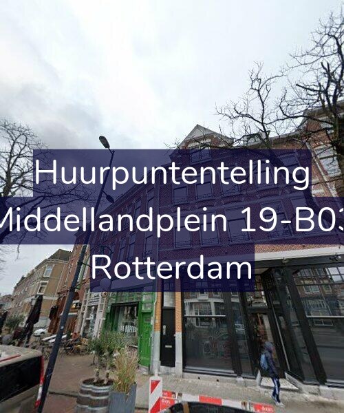 Foto gevel Huurpuntentelling voor Middellandplein 19-B03, Rotterdam