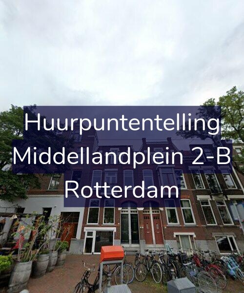 Foto gevel Huurpuntentelling voor Middellandplein 2-B, Rotterdam