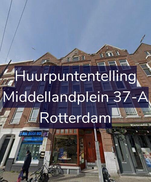 Foto gevel Huurpuntentelling voor Middellandplein 37-A, Rotterdam