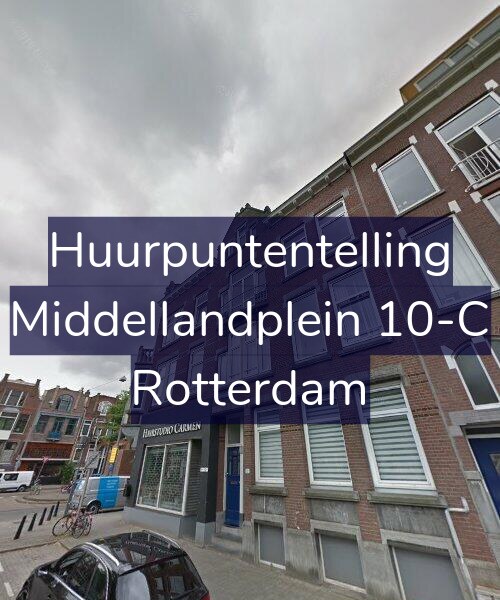 Foto gevel Huurpuntentelling voor Middellandplein 10-C, Rotterdam