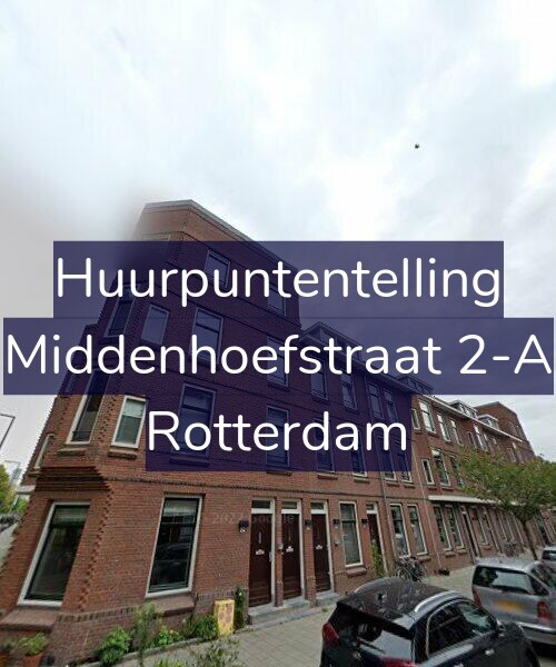 Foto gevel Huurpuntentelling voor Middenhoefstraat 2-A, Rotterdam