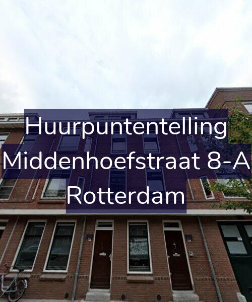 Foto gevel Huurpuntentelling voor Middenhoefstraat 8-A, Rotterdam