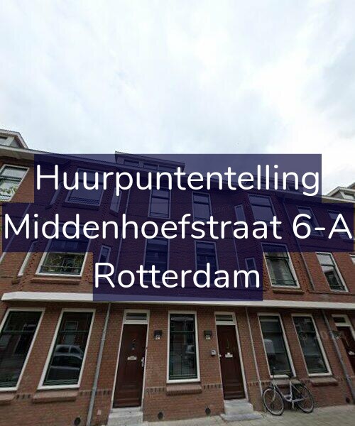 Foto gevel Huurpuntentelling voor Middenhoefstraat 6-A, Rotterdam