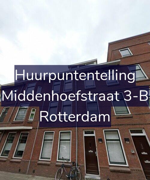 Foto gevel Huurpuntentelling voor Middenhoefstraat 3-B, Rotterdam