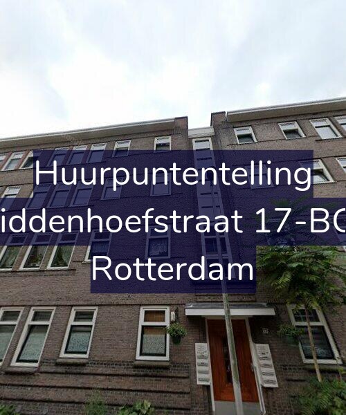 Foto gevel Huurpuntentelling voor Middenhoefstraat 17-BGL, Rotterdam