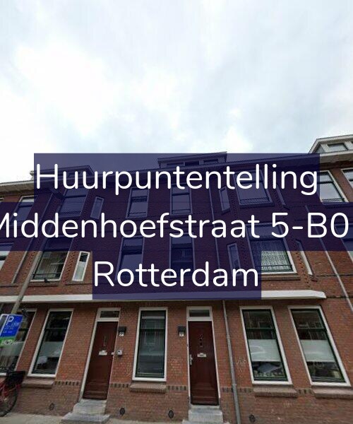 Foto gevel Huurpuntentelling voor Middenhoefstraat 5-B01, Rotterdam