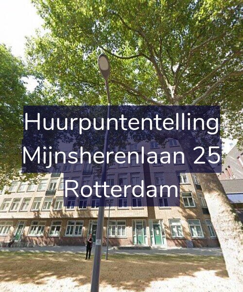 Foto gevel Huurpuntentelling voor Mijnsherenlaan 25, Rotterdam