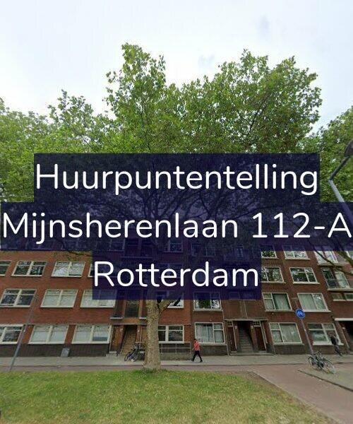 Foto gevel Huurpuntentelling voor Mijnsherenlaan 112-A, Rotterdam